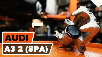 Hoe een achteraan remklauw vervangen op een AUDI A3 2 (8PA) [HANDLEIDING AUTODOC]