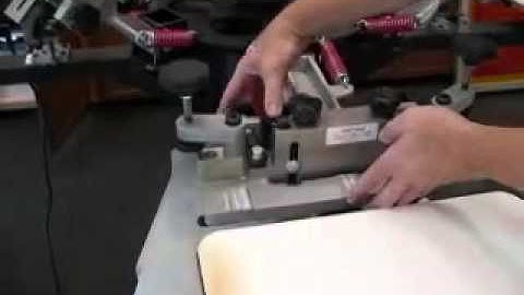 770 Screen Printing Equipment Upper Ratchet Handle Instructions