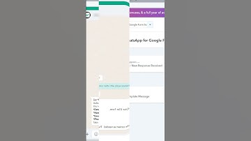 Get WhatsApp Notification for Google Forms Submission #shorts #googleforms #whatsapp #notification
