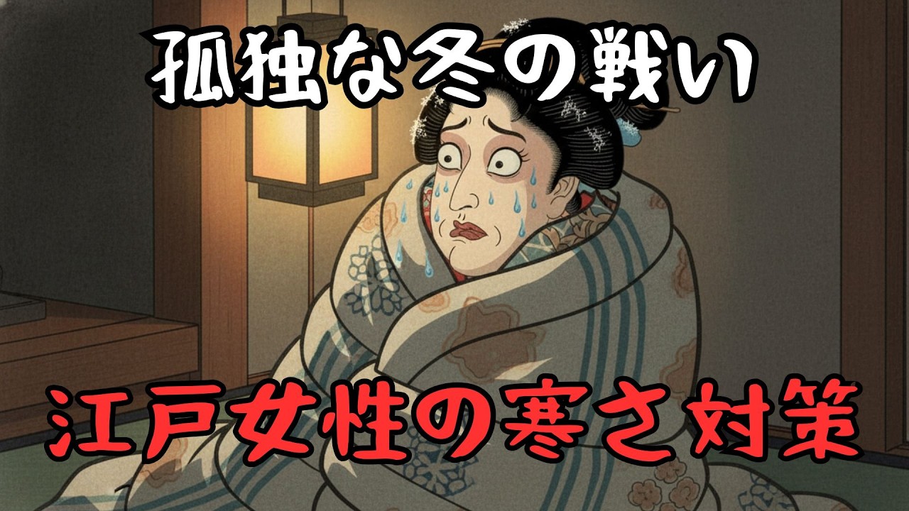 小氷期の江戸で、独り身の女はどのように寒さと戦っていたのか？