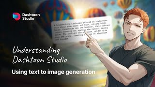 Creating images with Text to Image on Dashtoon Studio