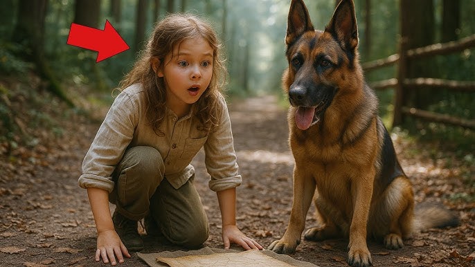 Little Girl Decide to Help a German Shepherd When She See What's Under Him, She SCREAMED - YouTube