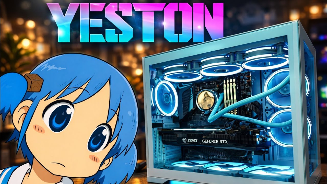 YESTON - ПК В СТИЛЕ АНИМЕ, SAKURA 360/ARGB+ ARDOR GAMING Ally
