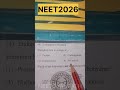 NCERT based NEET 2026 most important questions #neetgyanpath #neet #neetaspirants #aiims