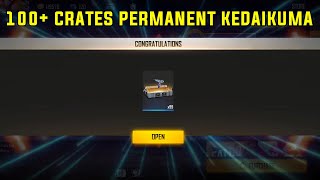 Opening 100 Plus Crates For UZI Gun || Free Fire New Event Tamil || #Shorts