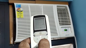 How to Set Timer In Voltas Windows AC