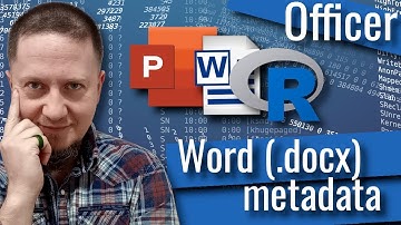 R Officer - Word(.docx) file meta data