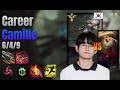 Career Support Camille vs Bard lol KR solo rank Full Game 16.10 | 커리어 카밀 vs 바드