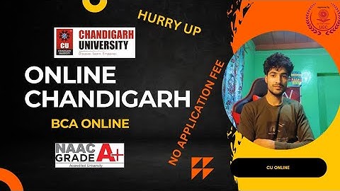 BCA online from Chandigarh University || Online BCA