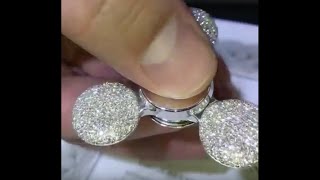 cartier diamond fidget spinner