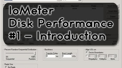 Iometer Tutorial (Part 1) - IO Testing, Benchmark, Troubleshooting Tool