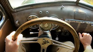 500hp 1947 supercharged chevy farm truck POV!!