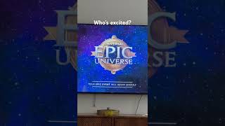 Get ready for epic universe! Universals new theme park! #epicuniverse #themepark