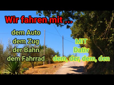 Deutsch lernen, #verkehr, #fahren, #Auto, Wortschatz, fahren mit, gehen zu, den Bus nehmen, in die S