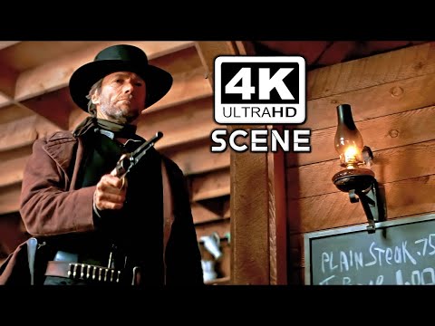 The Preacher(Clint Eastwood) in 1985's Pale Rider | 4K