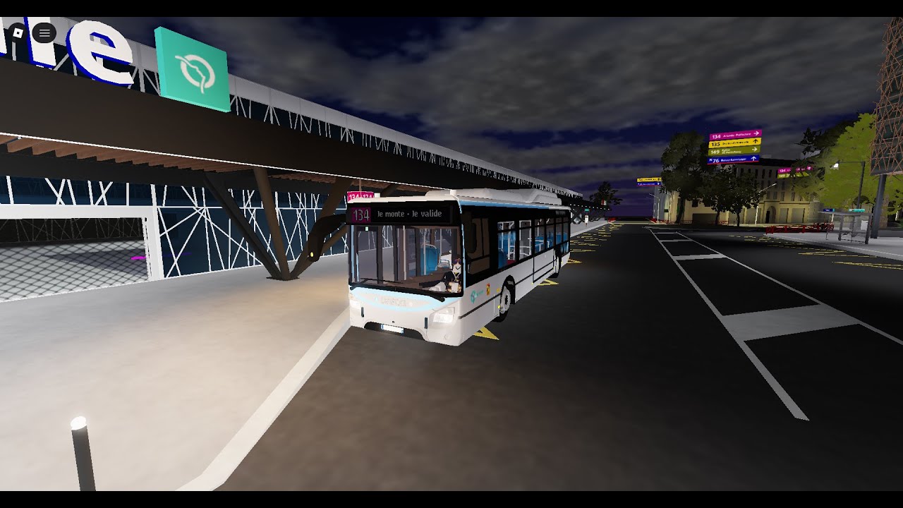 départ d'un iveco urbanway 12m ligne 134 direction préfecture de la seine