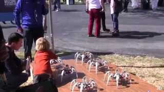 Intel's Spiders at Maker Faire in the Bay Area 2015