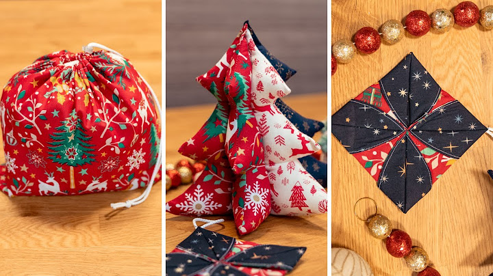 Coudre des cadeaux de Noël facilement !