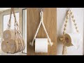 3 Amazing Macrame Toilet Paper Holder - DIY Macrame - Bathroom Decor - DIY Room Decor