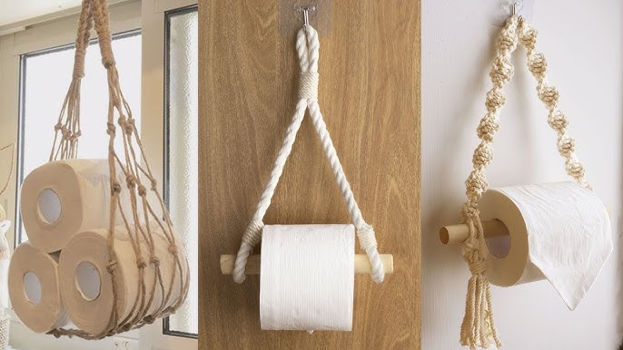 DIY Over-the-Door Toilet Paper Holder — Once & Future Home