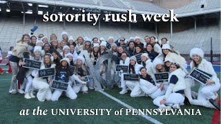 Sorority Rush Week at UPenn