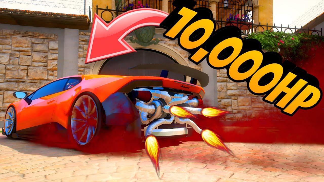 ARRANCONES EN UN LAMBORGHINI DE 10,000HP GTA RP