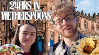 Eating ONLY Wetherspoons for 24 Hours! 🍔⚖️ (Cut vs Bulk Challenge)