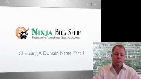 Choosing A Domain Name For Your Blog: Part 1