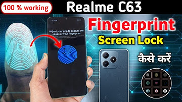 Realme C63 fingerprint sensor Setting | Realme C63 fingerprint lock, fingerprint