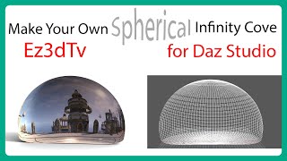 How to make a spherical Infinity Cove for Daz Studio | Ez3dTV