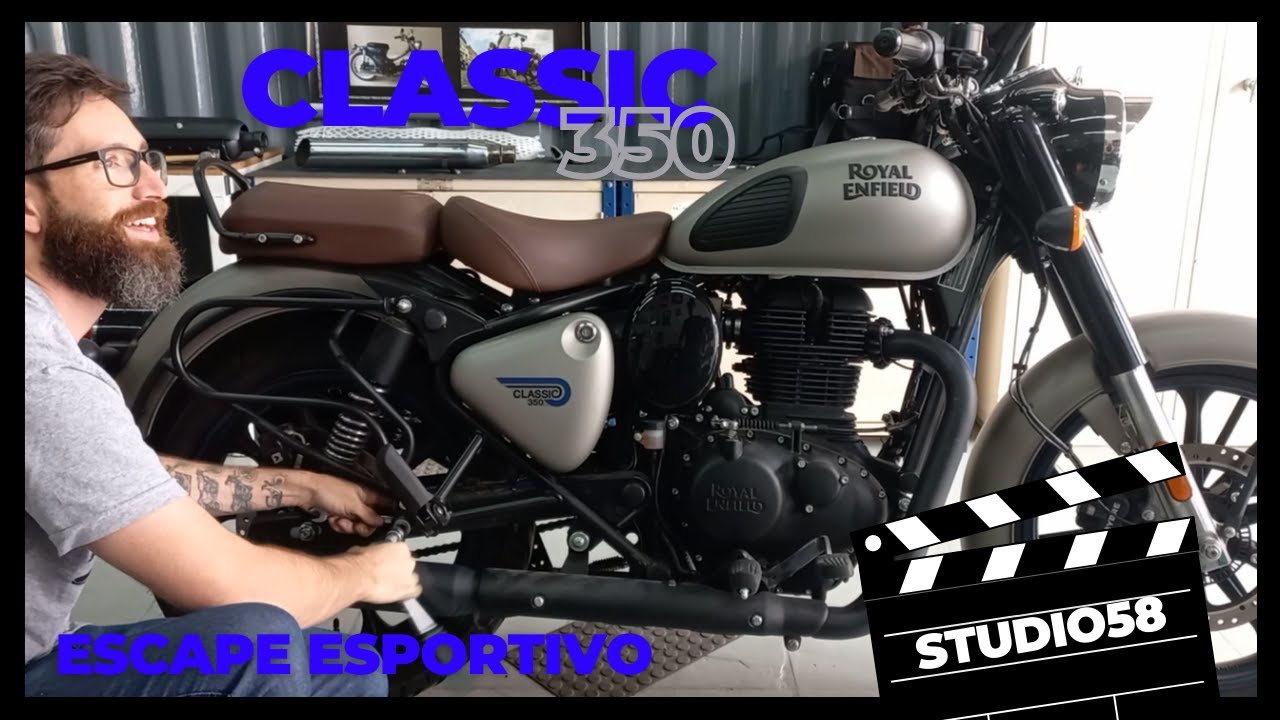 PONTEIRA ESPORTIVA PARA CLASSIC 350 - STUDIO 58 CYCLES