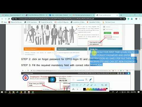 FIRST TIME LOGIN FOR EMPLOYER OR ESTABLISHMENT ON EPFO WEBSITE