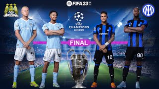 Finale, Manchester City Vs Inter "partita pazzesca" UEFA Champions League • FIFA 23 COM vs COM