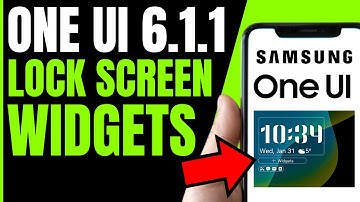How To ADD WIDGETS TO LOCK SCREEN On Samsung ONE UI 6.1.1 (FULL GUIDE 2024)