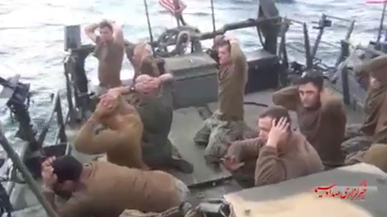 Watch: Moment US Navy sailors are captured by Iran - YouTube