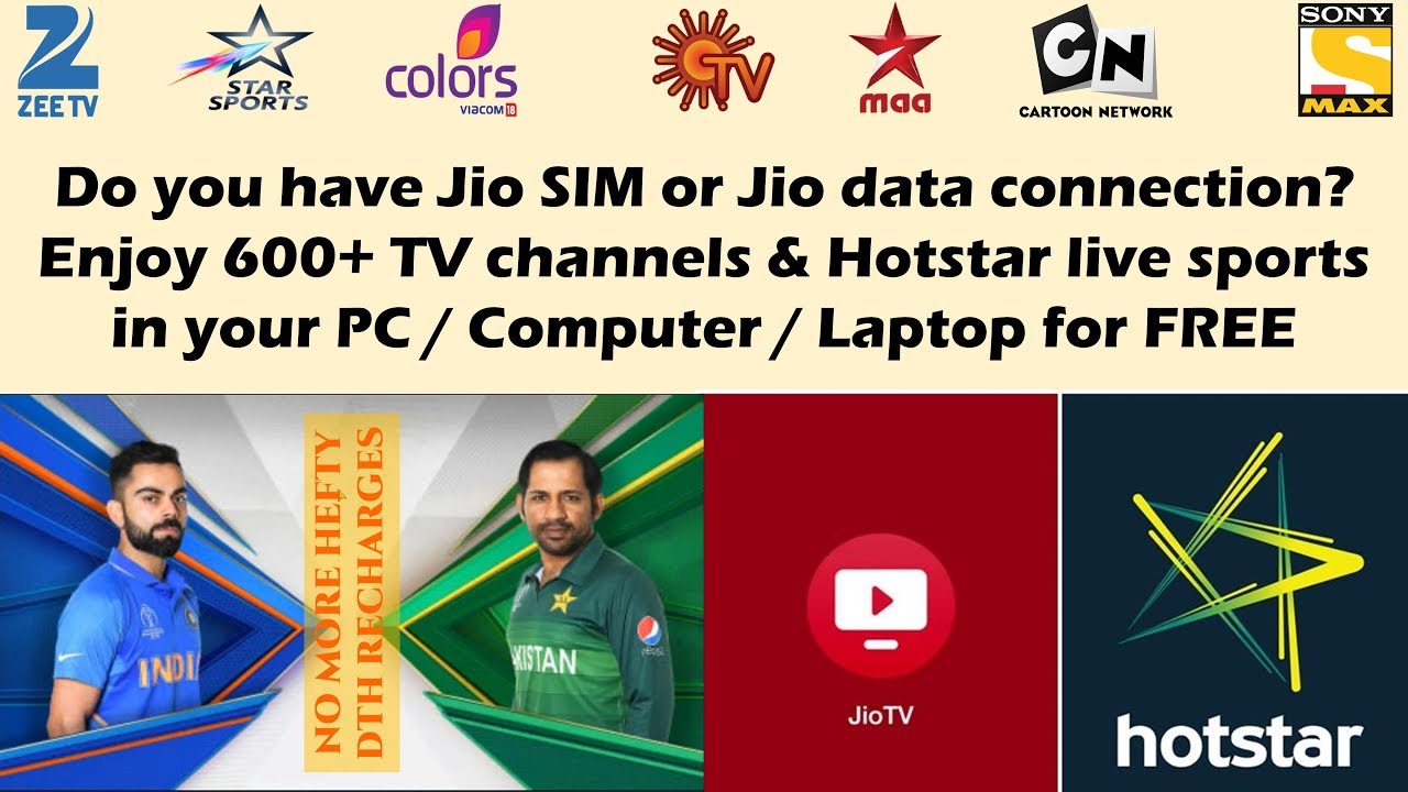 Watch IPL 600+ TV channels and Hotstar live sports on your PC - FREE