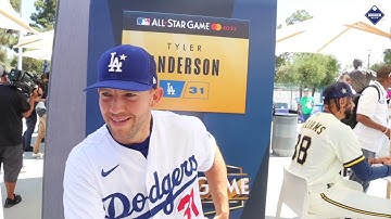 2022 MLB All-Star Game Media Day at Dodger Stadium: Tyler Anderson