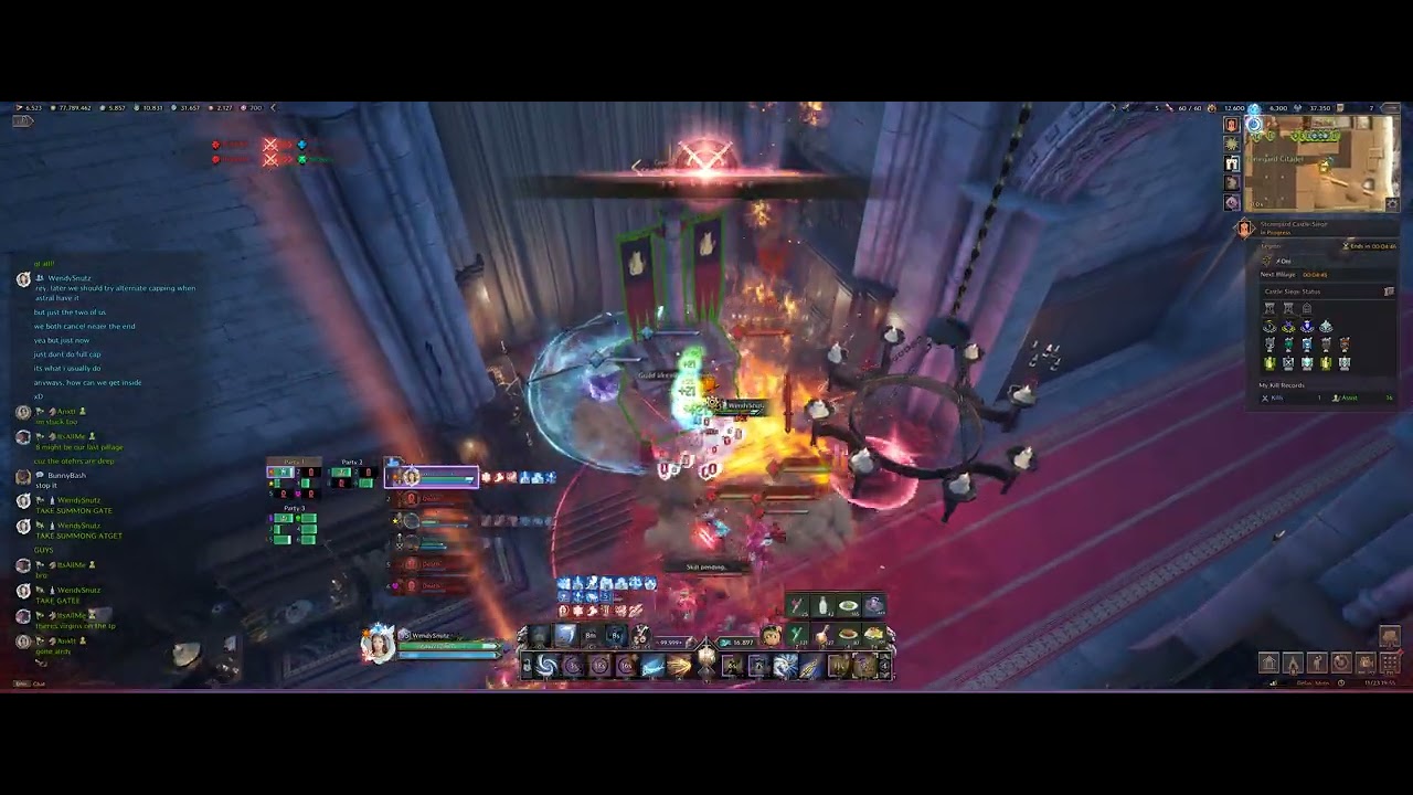 Solo capping pilllage next to Throne