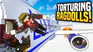 Ragdolls Get THROWN Out of a Plane - Teardown Mods Gameplay