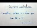 Equações Diofantinas (1ª ordem) - Prof. Ms Adriano Carneiro