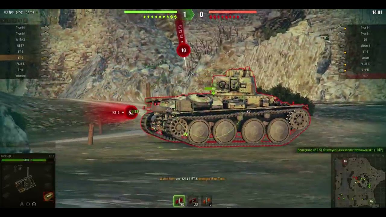 WORLD OF TANK- JUGANDI  BT5 AL ACECHO WORLD OF TANKS MEXICO SIGUEME!!💪🤟🕹️🎮🇲🇽