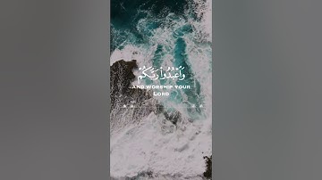 سورة الحج -  اية 77 { يَا أَيُّهَا الَّذِينَ آمَنُوا ارْكَعُوا وَاسْجُدُوا} الشيخ عبد الرحمن مسعد