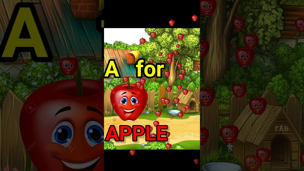 A for Apple me seb | kid's a b c d | 