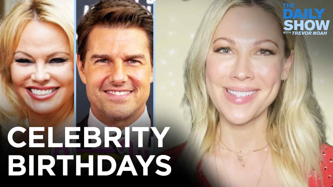 This Week In Celebrity Birthdays | The Daily Show - YouTube