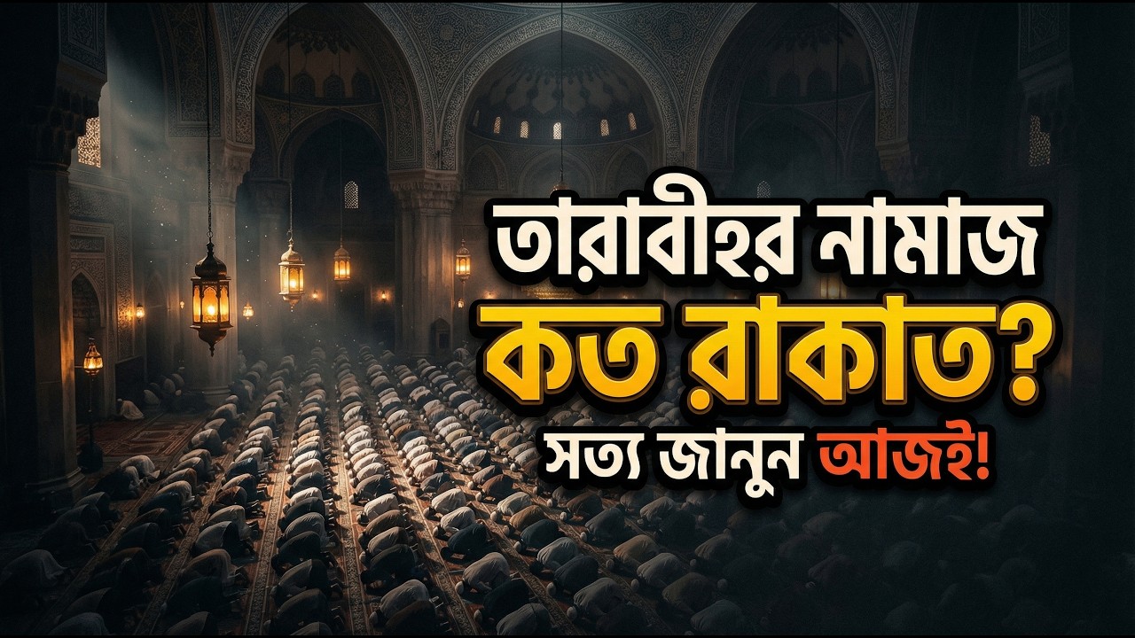 তারাবীহর নামাজ আসলে কত রাকাত? সত্য জানুন আজই! | Islamic Video