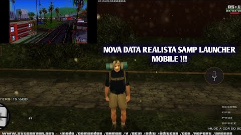 SAIU !!! NOVA DATA REALISTA PARA SAMP LAUNCHER MOBILE !!! GRÁFICOS, RUAS, VEGETAÇÃO