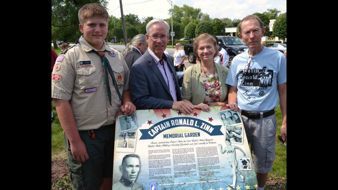 Captain Ronald L. Zinn Memorial Garden Dedication 2014