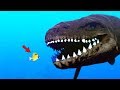 LVL 1,000,000 GIANT CROC vs TINY FISH! - Feed and Grow