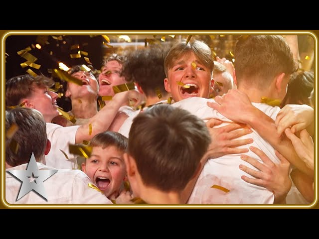 Bruno BREAKS the GOLDEN BUZZER for Phoenix Boys' emotional audition | Auditions | BGT 2024 class=