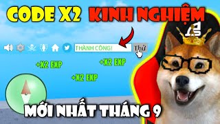 Chia Sẻ Mã CODE X2 Kinh Nghiệm Mới Nhất Tháng 9 Trong Blox Fruit - New 2X EXP Code | Roblox